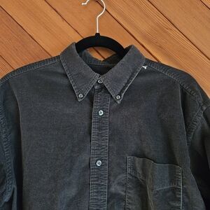 Vintage Club Room Cotton Corduroy Button Down Size Large